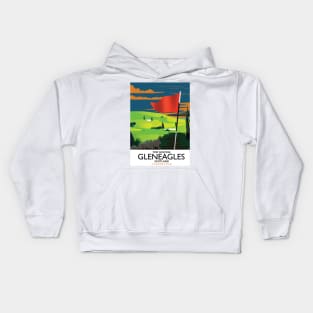 Gleneagles Scotland Golf Kids Hoodie